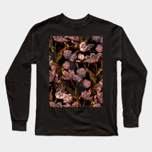 Magic Tulips Pattern II Long Sleeve T-Shirt